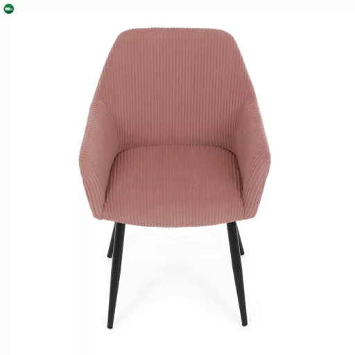 Étkezőszék rózsaszín kordbársony kárpittal – DCH-V4009 PINK6