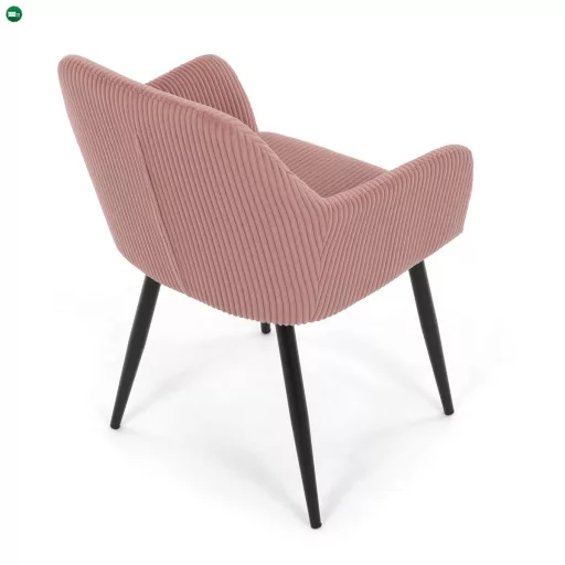 Étkezőszék rózsaszín kordbársony kárpittal – DCH-V4009 PINK6