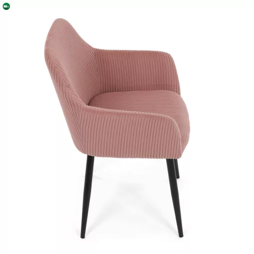 Étkezőszék rózsaszín kordbársony kárpittal – DCH-V4009 PINK6