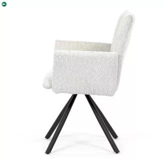 Krém Bouclé Étkezőszék. DCH-W1117 CRM2