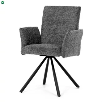 Szürke Bouclé Étkezőszék. DCH-W1117 GREY2