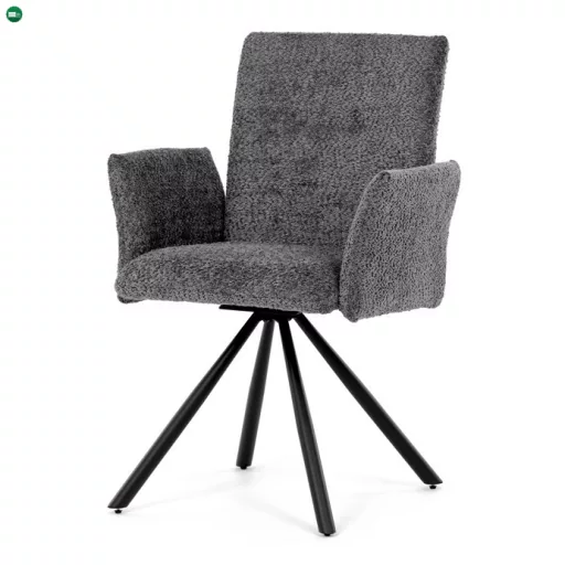 Szürke Bouclé Étkezőszék. DCH-W1117 GREY2