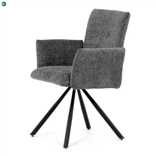 Szürke Bouclé Étkezőszék. DCH-W1117 GREY2