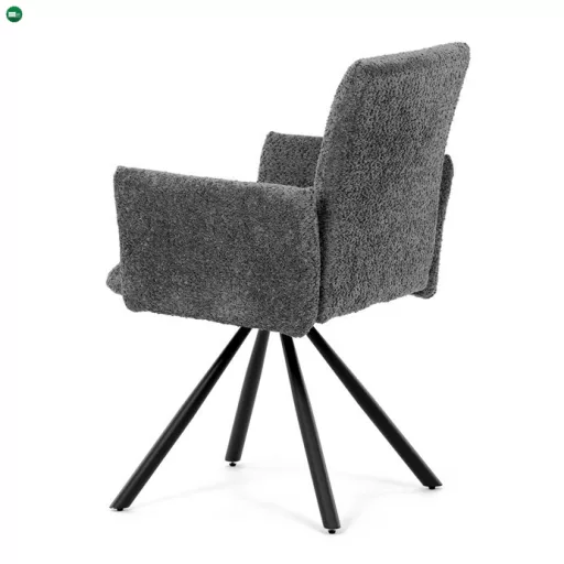 Szürke Bouclé Étkezőszék. DCH-W1117 GREY2