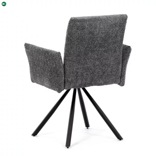 Szürke Bouclé Étkezőszék. DCH-W1117 GREY2