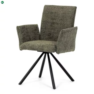 Zöld Bouclé Étkezőszék. DCH-W1117 GRN2