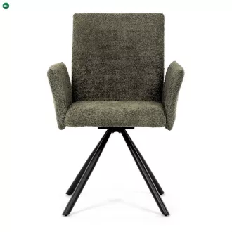 Zöld Bouclé Étkezőszék. DCH-W1117 GRN2