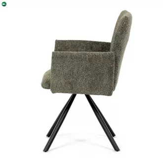 Zöld Bouclé Étkezőszék. DCH-W1117 GRN2