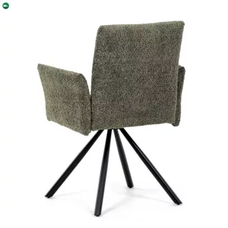 Zöld Bouclé Étkezőszék. DCH-W1117 GRN2