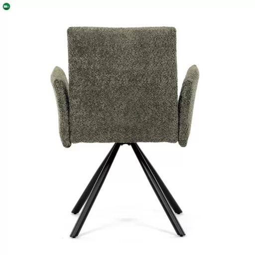 Zöld Bouclé Étkezőszék. DCH-W1117 GRN2
