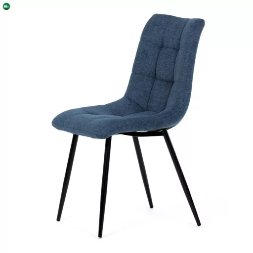 Sötétkék szövet étkezőszék, DCL-193 BLUE2