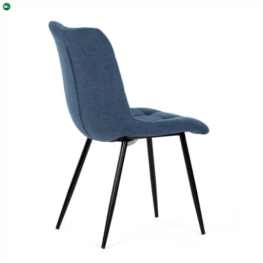 Sötétkék szövet étkezőszék, DCL-193 BLUE2