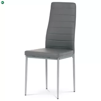   Étkezőszék szürke színben, ökobőr kárpittal DCL-377 GREY