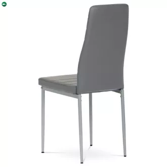   Étkezőszék szürke színben, ökobőr kárpittal DCL-377 GREY