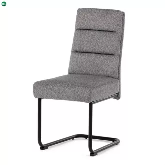   Szürke Szövet Étkezőszék, Ezüst Árnyalattal. DCL-P3107 SIL2