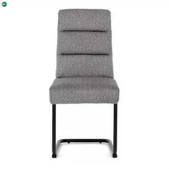   Szürke Szövet Étkezőszék, Ezüst Árnyalattal. DCL-P3107 SIL2
