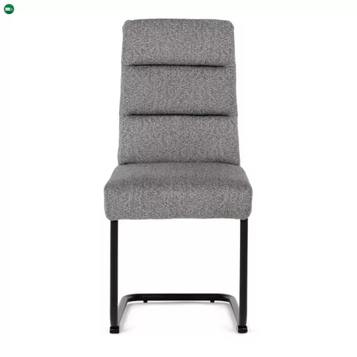 Szürke Szövet Étkezőszék, Ezüst Árnyalattal. DCL-P3107 SIL2