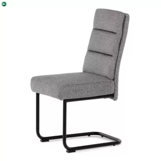   Szürke Szövet Étkezőszék, Ezüst Árnyalattal. DCL-P3107 SIL2