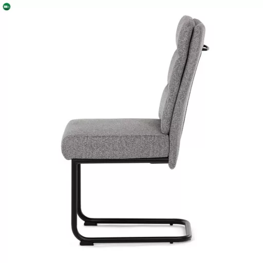 Szürke Szövet Étkezőszék, Ezüst Árnyalattal. DCL-P3107 SIL2