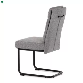   Szürke Szövet Étkezőszék, Ezüst Árnyalattal. DCL-P3107 SIL2