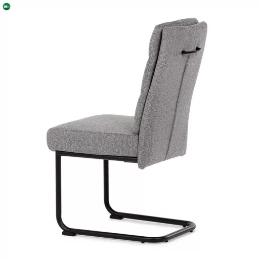 Szürke Szövet Étkezőszék, Ezüst Árnyalattal. DCL-P3107 SIL2