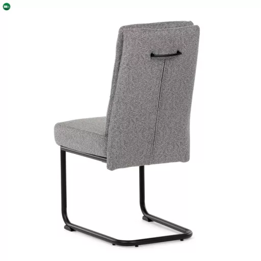 Szürke Szövet Étkezőszék, Ezüst Árnyalattal. DCL-P3107 SIL2
