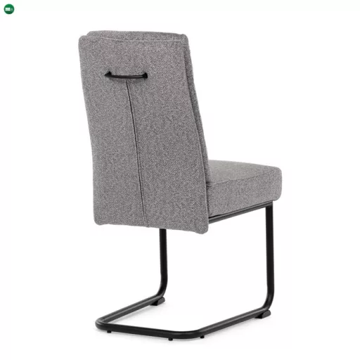 Szürke Szövet Étkezőszék, Ezüst Árnyalattal. DCL-P3107 SIL2