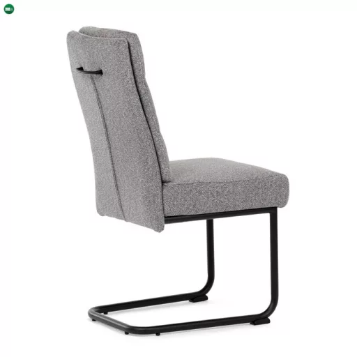 Szürke Szövet Étkezőszék, Ezüst Árnyalattal. DCL-P3107 SIL2