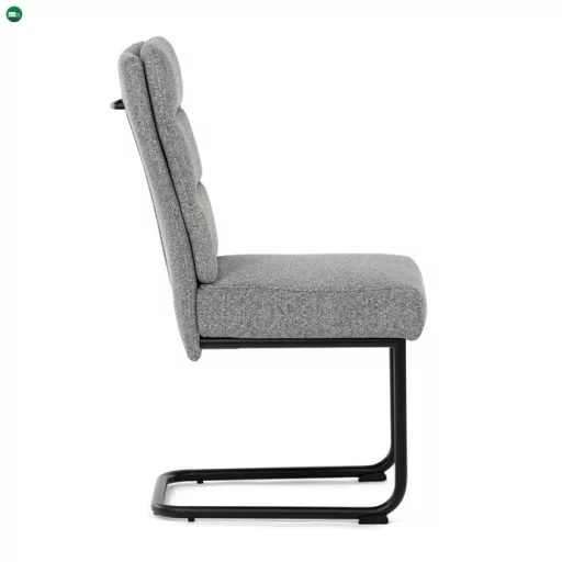 Szürke Szövet Étkezőszék, Ezüst Árnyalattal. DCL-P3107 SIL2