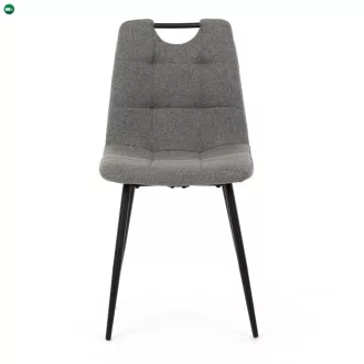 Étkezőszék, szürke, szövet, DCL-V2017 GREY2