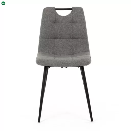 Étkezőszék, szürke, szövet, DCL-V2017 GREY2