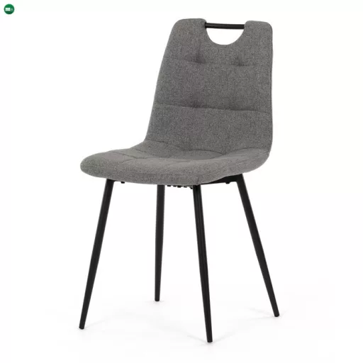Étkezőszék, szürke, szövet, DCL-V2017 GREY2