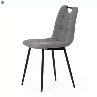 Étkezőszék, szürke, szövet, DCL-V2017 GREY2