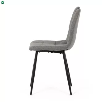 Étkezőszék, szürke, szövet, DCL-V2017 GREY2