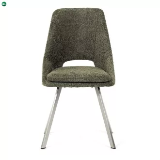 Zöld Bouclé Étkezőszék. DCL-W1174 GRN2
