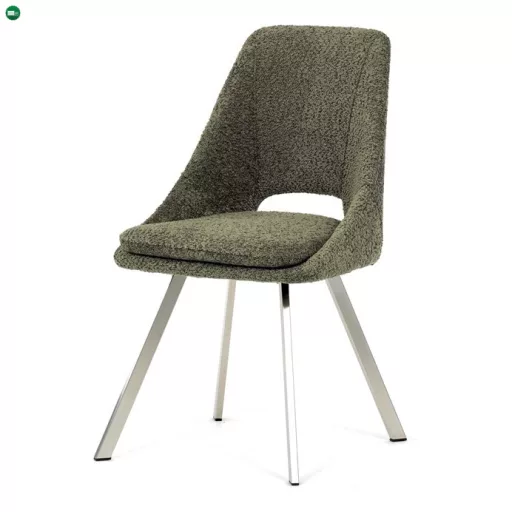 Zöld Bouclé Étkezőszék. DCL-W1174 GRN2