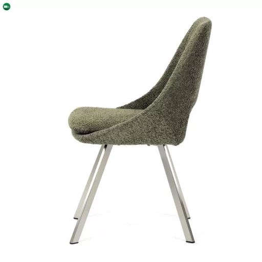 Zöld Bouclé Étkezőszék. DCL-W1174 GRN2