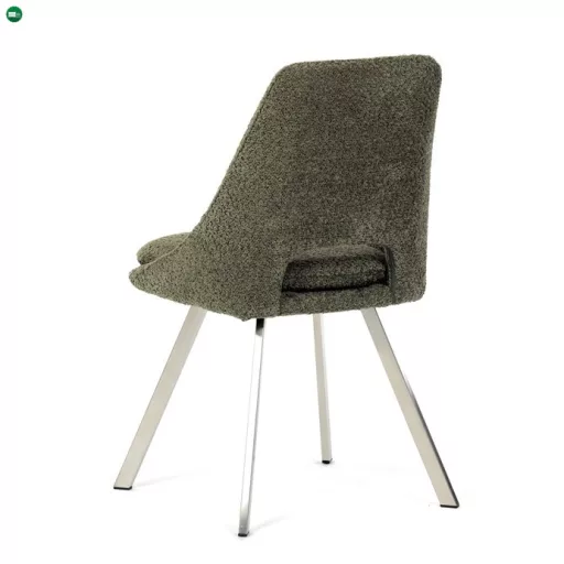 Zöld Bouclé Étkezőszék. DCL-W1174 GRN2