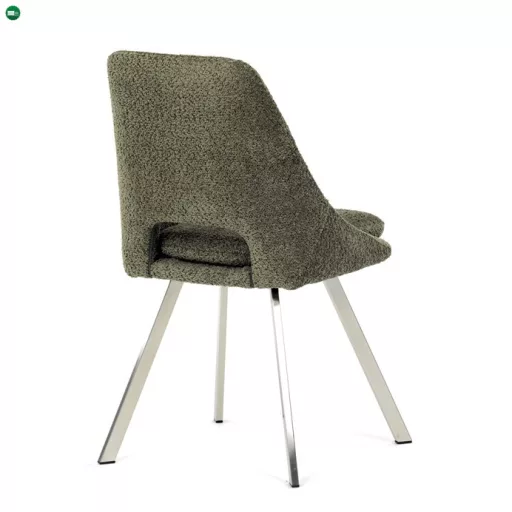 Zöld Bouclé Étkezőszék. DCL-W1174 GRN2