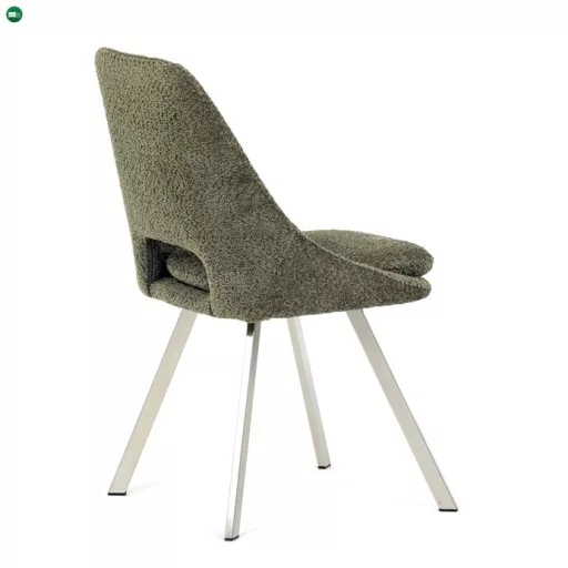 Zöld Bouclé Étkezőszék. DCL-W1174 GRN2