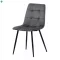 Étkezőszék, szürke, bársony szövet, DCL-X7015 GREY2