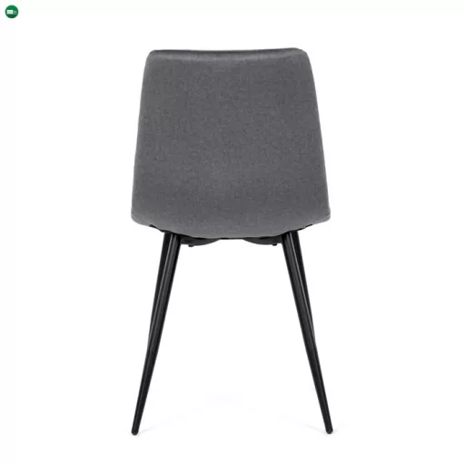 Étkezőszék, szürke, bársony szövet, DCL-X7015 GREY2