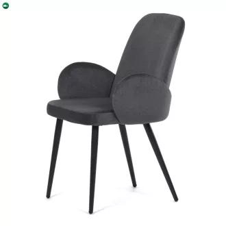 Szürke Bársony Étkezőszék. DCL-X7129 GREY2