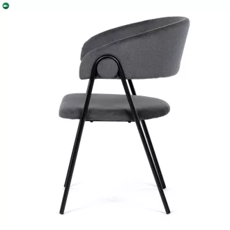 Szürke Bársony Étkezőszék. DCL-X7130 GREY2