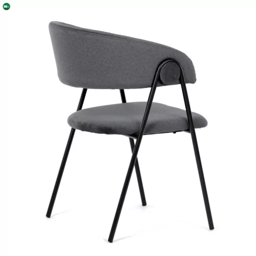 Szürke Bársony Étkezőszék. DCL-X7130 GREY2