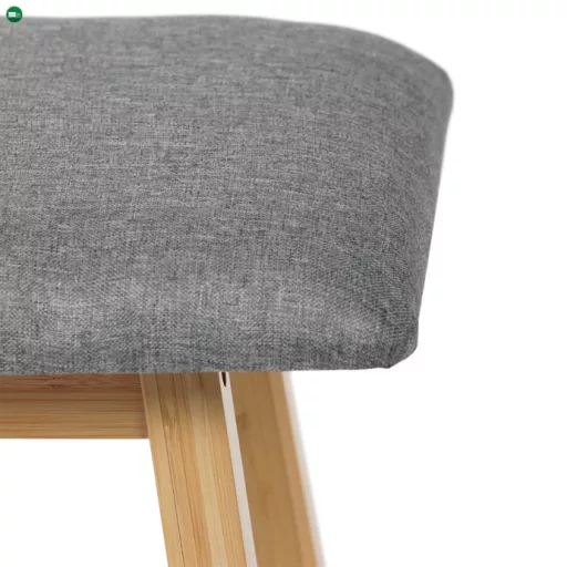 Natúr Bambusz Cipős, Szürke Betétekkel. DR-N1012 GREY2