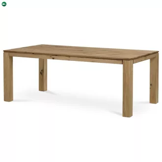 Tömör Tölgy Étkezőasztal 200×100 cm. DS-F200 DUB