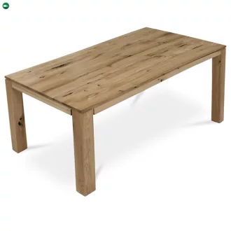 Tömör Tölgy Étkezőasztal 200×100 cm. DS-F200 DUB
