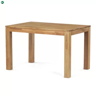 Tömör Tölgy Étkezőasztal 120×80 cm. DS-H120 DUB