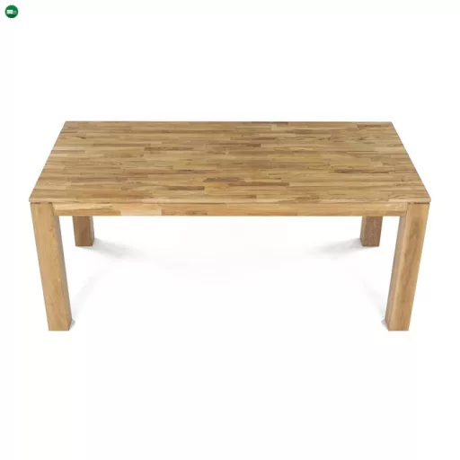 Tömör Tölgy Étkezőasztal 180×90 cm. DS-H180 DUB